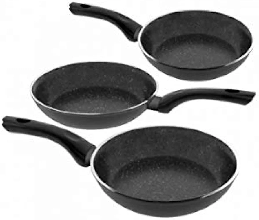 Set 3 Sartenes Jata HSAR2403 18+22+26 cm Aluminio Forjado Inducción