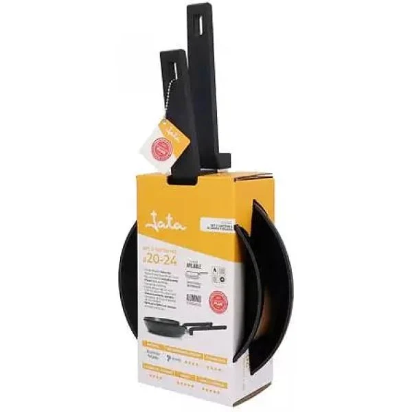 Set 2 Sartenes Jata HSAR2402 20 + 24 cm Aluminio Forjado Inducción