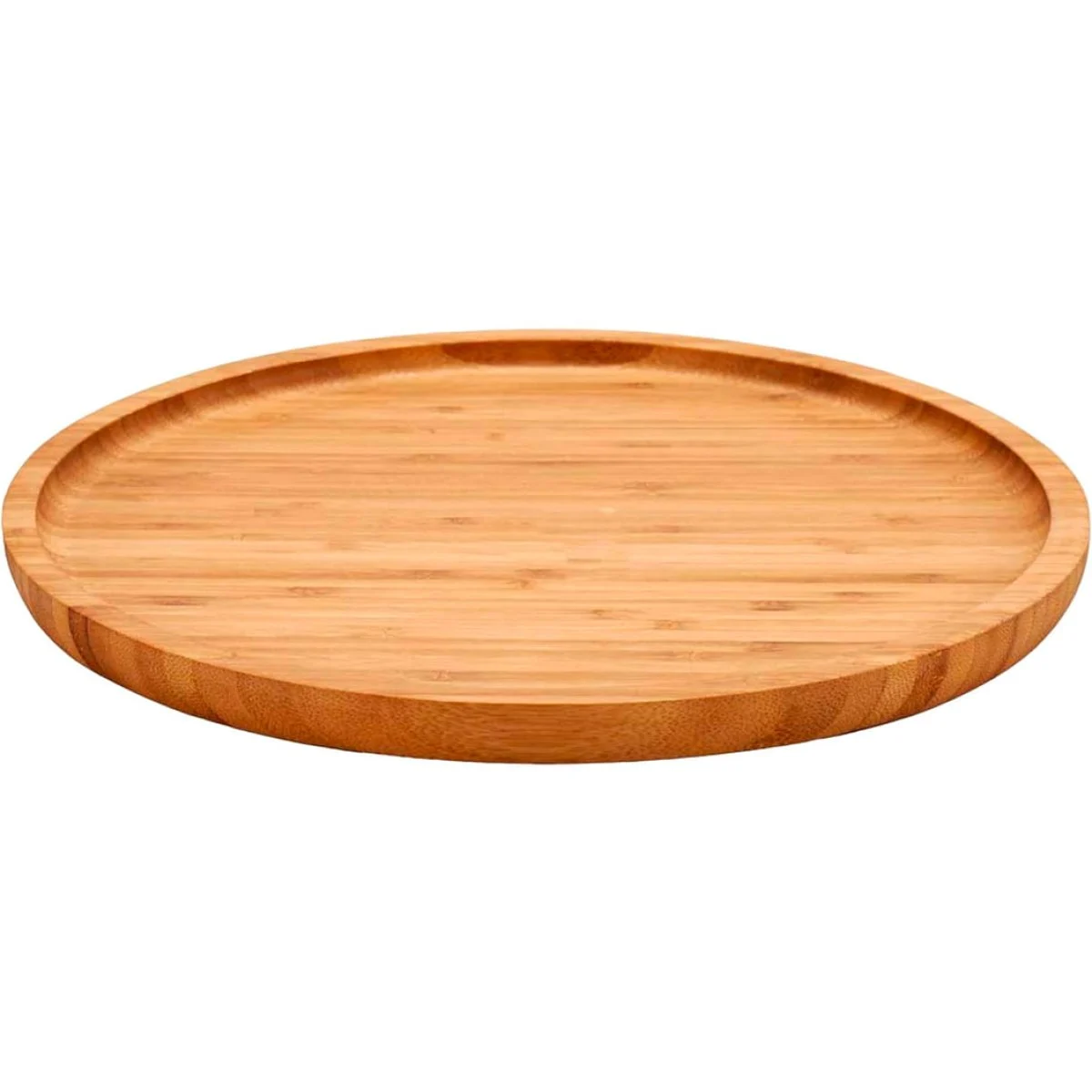 Tabla Mediana Redonda Klimer Bambu Aperitivo