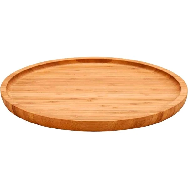 Tabla Mediana Redonda Klimer Bambu Aperitivo