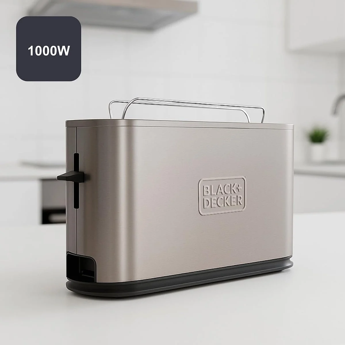 Tostador Black&Decker BXTO1002E 1000 W Boca Ancha Inox