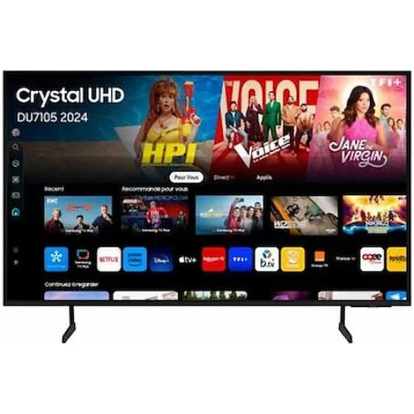 Pantalla LED Samsung 43" 4K Smart TV Cristal