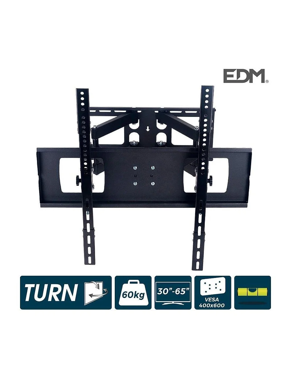 Soporte TV Edm Fijo 30" hasta 70" 60 kg