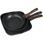 Set 2 Sartenes + 1 Grill Thulos 20+22+28 cm