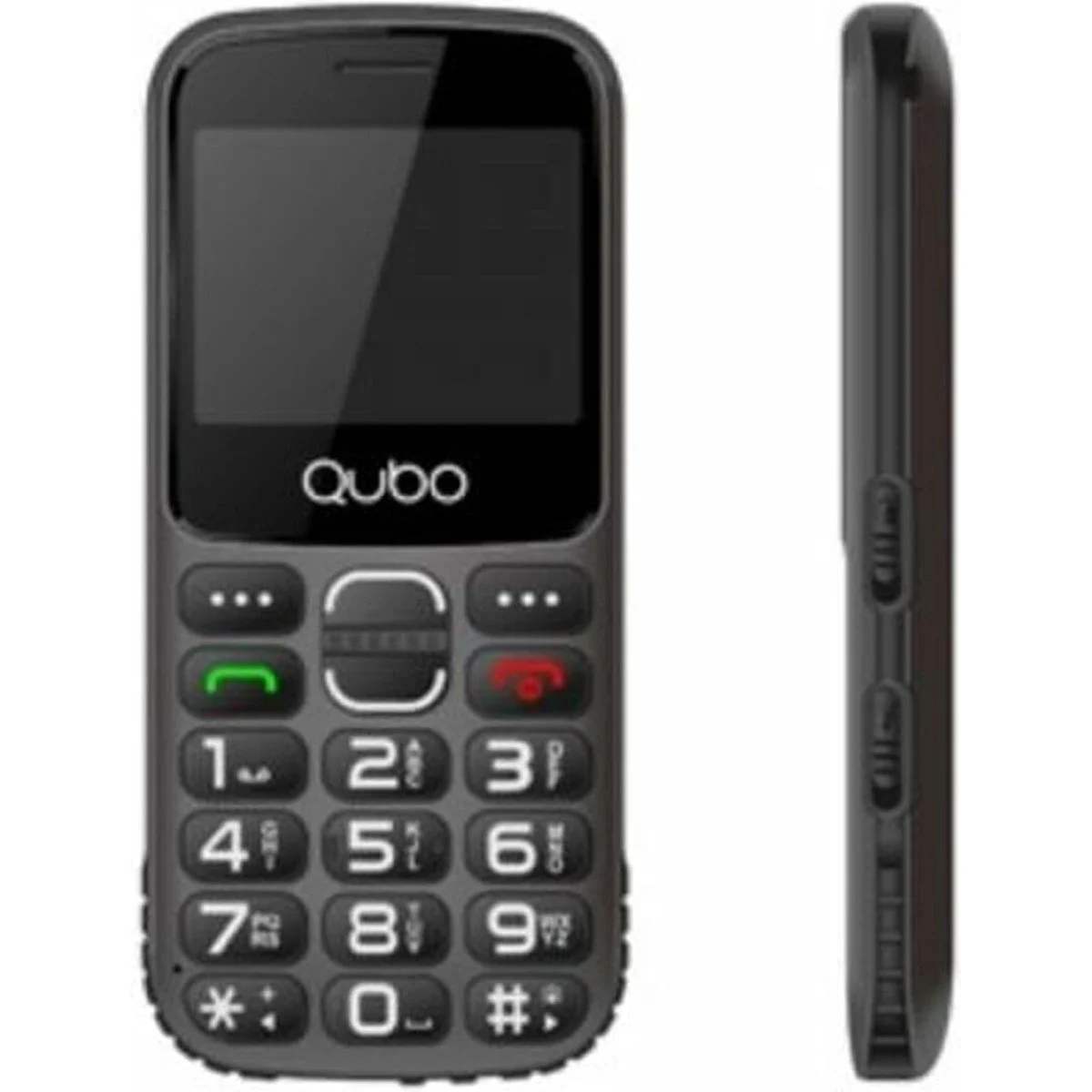 Teléfono Móvil Qubo X230C Negro Base Carga