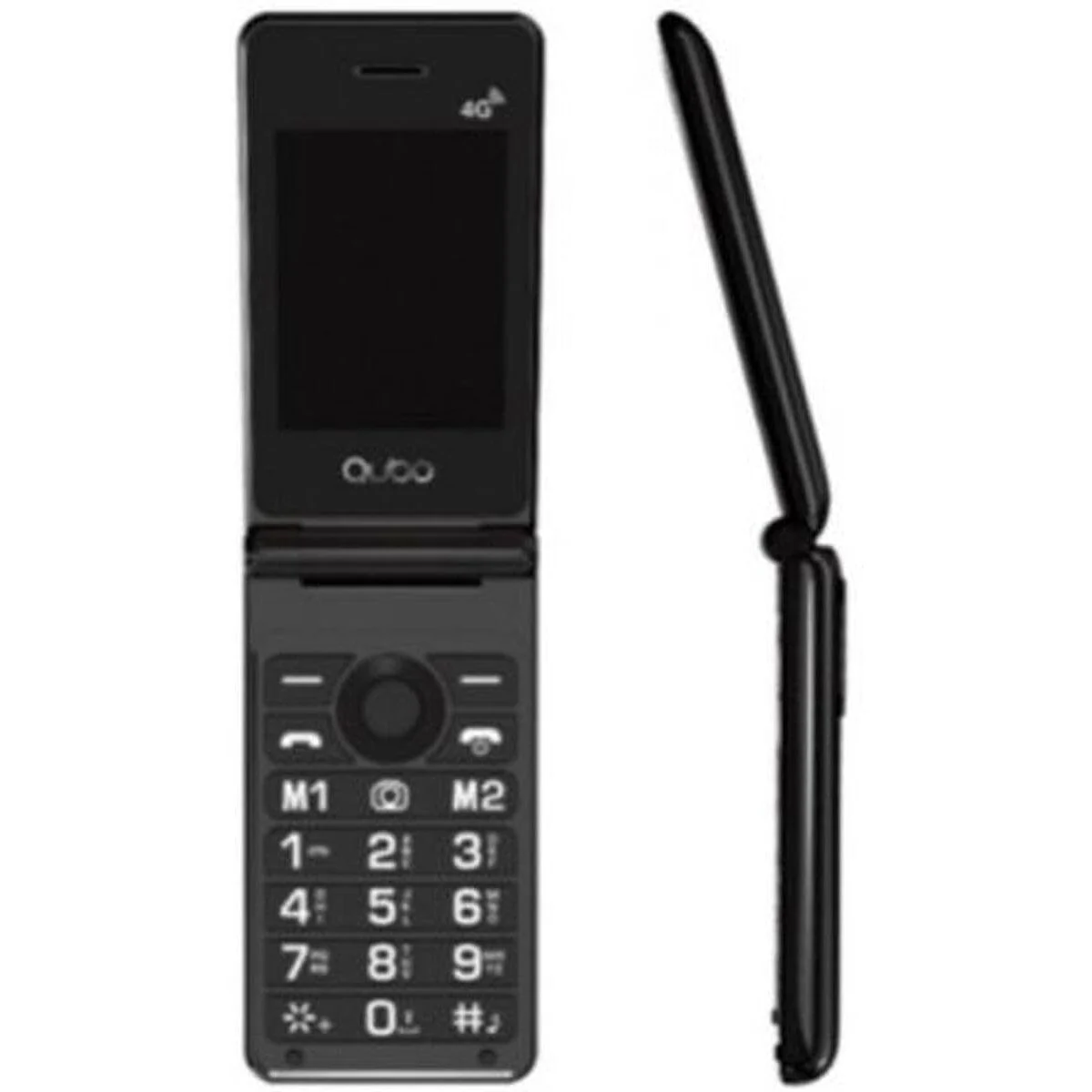 Teléfono móvil Qubo P-220RD 4G 2,8" 1000 mAh Cámara 0,3 MP Negro