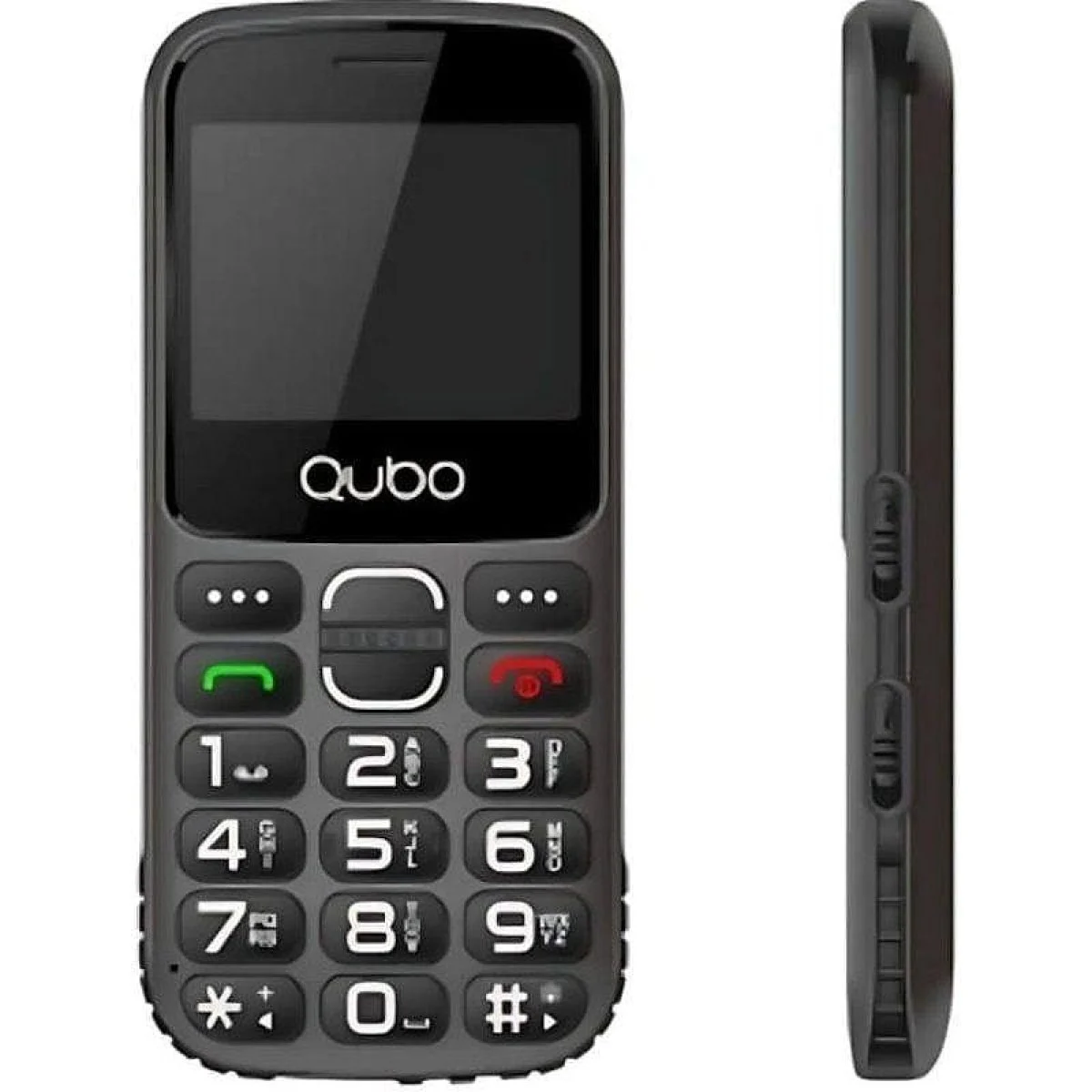 Teléfono móvil Qubo P-220BKC 48 MB 4G Negro