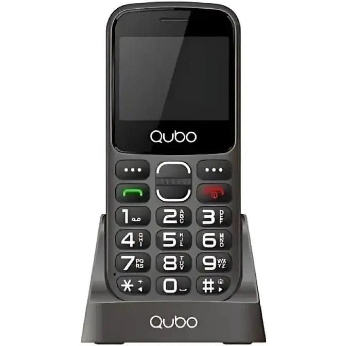 Teléfono móvil Qubo P-220BKC 48 MB 4G Negro