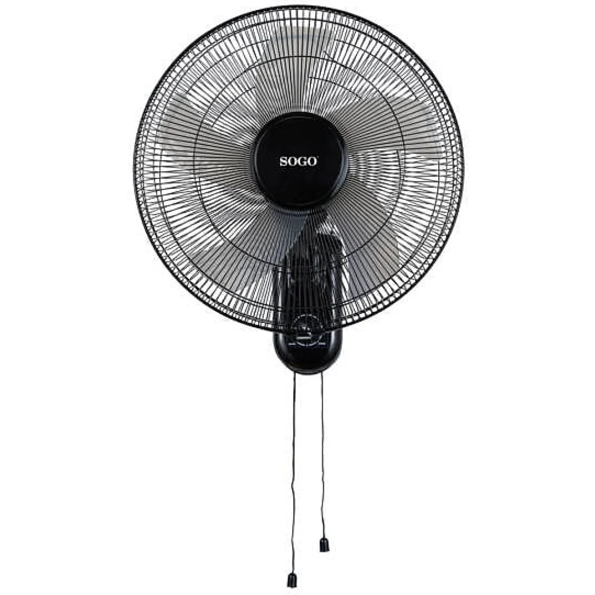 Ventilador de Pared Sogo SS21320 40 cm 50W Oscilante Negro