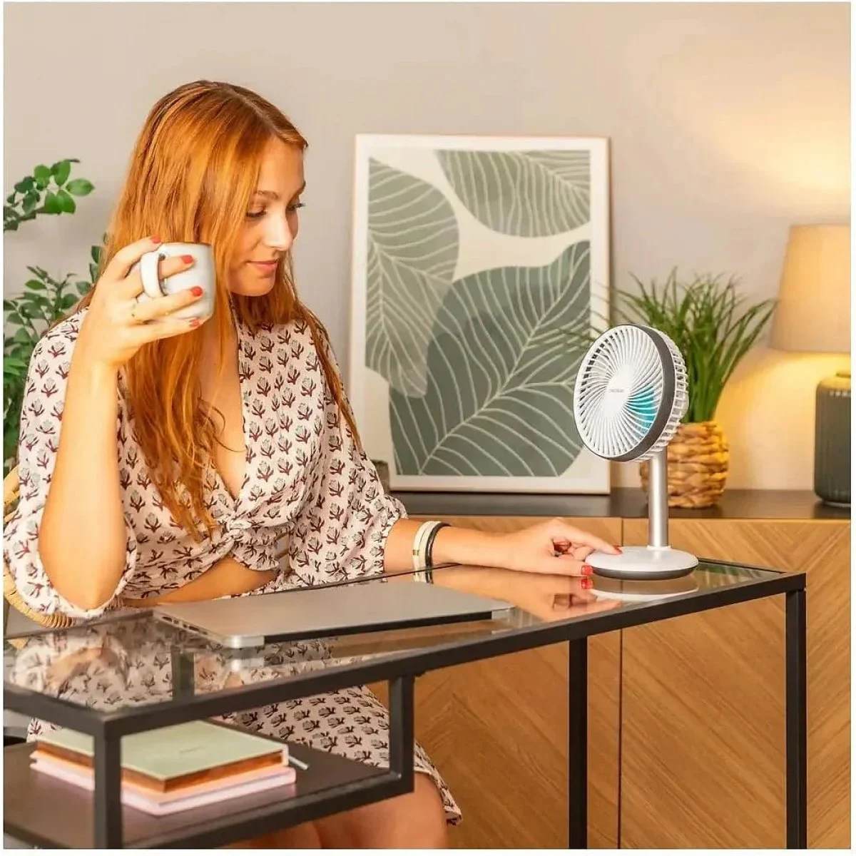 Ventilador de Sobremesa Cecotec EnergySilence 4000 Portable Desk Batería 4000 mAh 4 Velocidades