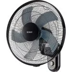 Ventilador de Pared Sogo SS21320 40 cm 50W Oscilante Negro