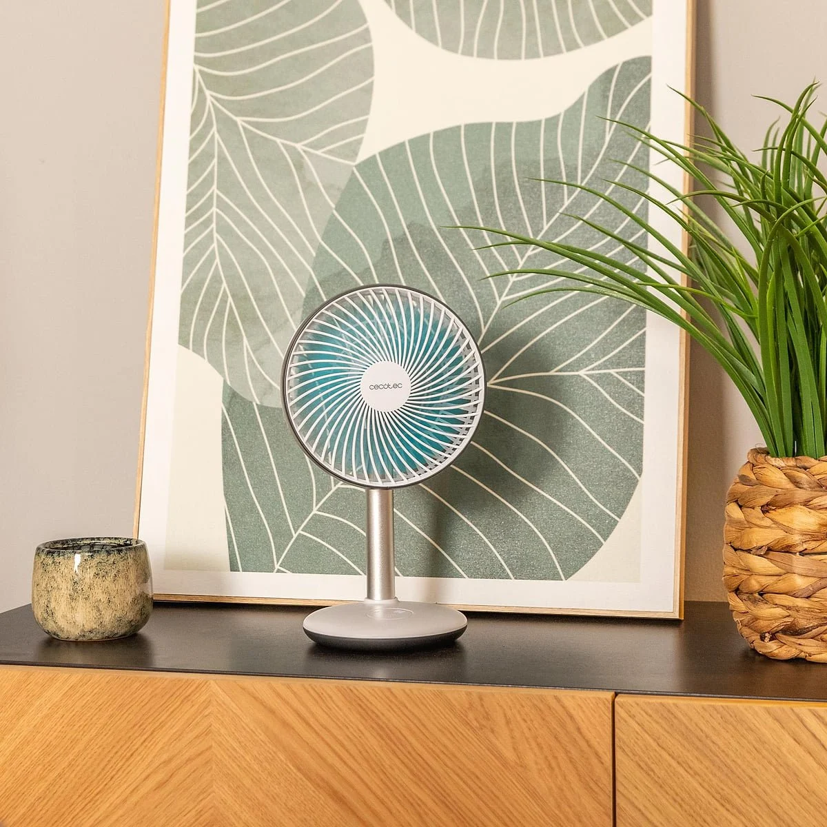 Ventilador de Sobremesa Cecotec EnergySilence 4000 Portable Desk Batería 4000 mAh 4 Velocidades