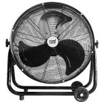 Ventilador Industrial Abrila Poneinete 180W Negro