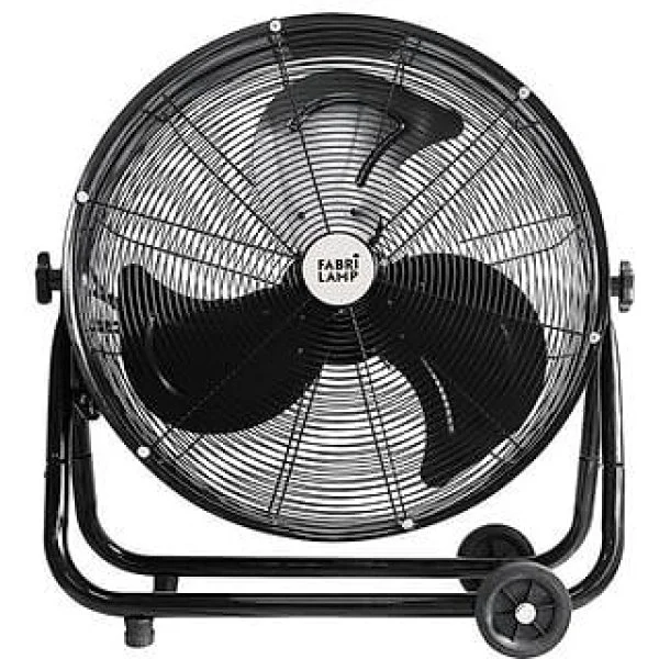 Ventilador Industrial Abrila Poneinete 180W Negro
