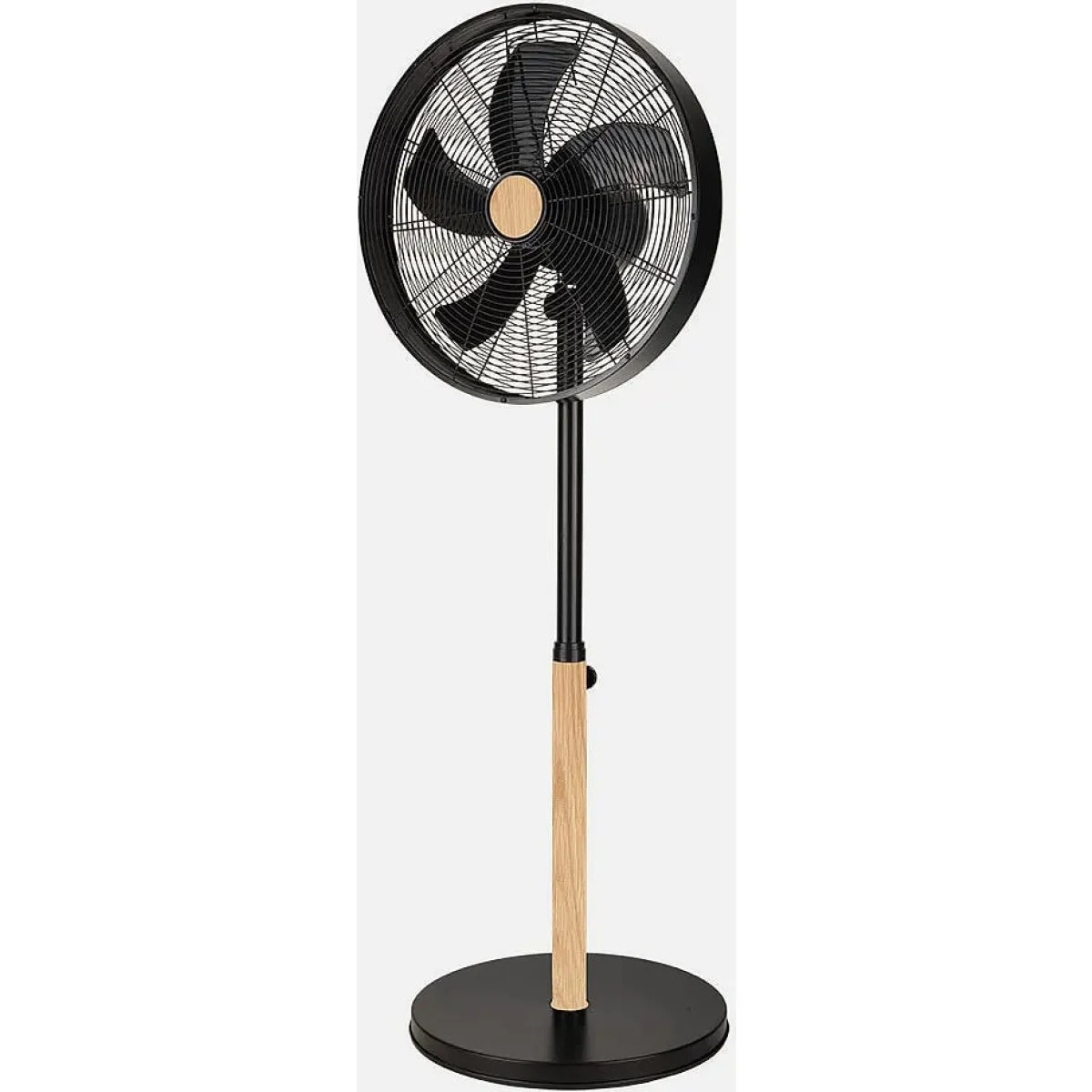 Ventilador de pie Abrila Falcon Negro/Haya