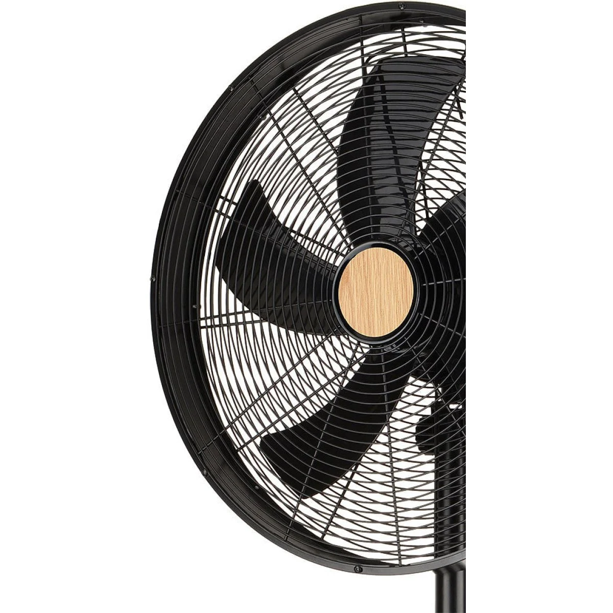 Ventilador de pie Abrila Falcon Negro/Haya