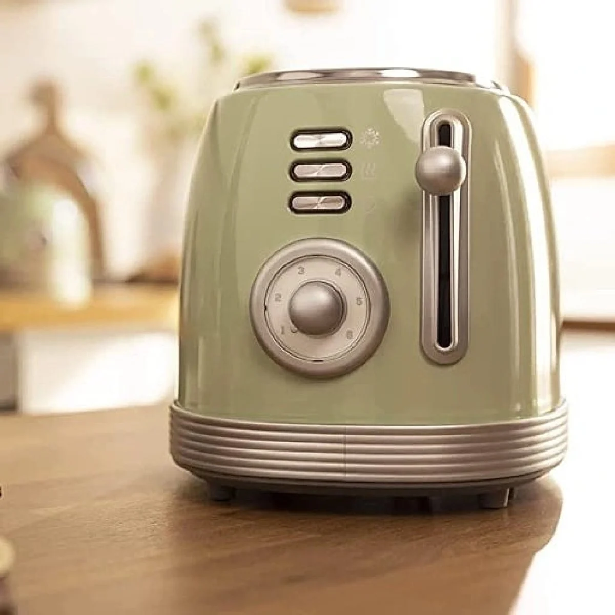 Tostador Cecotec 2 Ran Corto Green Toast&Taste 800 Vintage Light Green