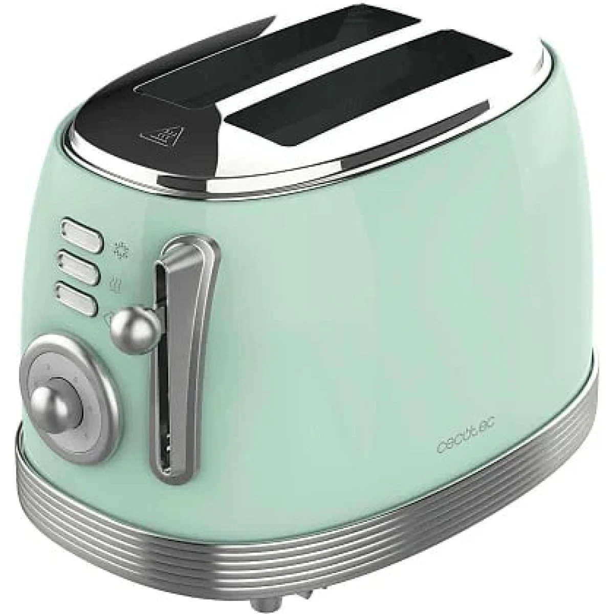 Tostador Cecotec 2 Ran Corto Green Toast&Taste 800 Vintage Light Green