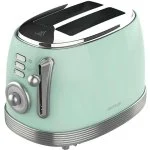 Tostador Cecotec 2 Ran Corto Green Toast&Taste 800 Vintage Light Green