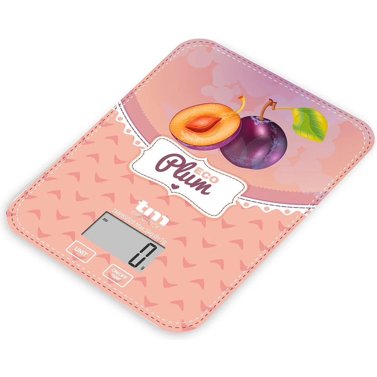 Báscula de cocina TM Digital 5 Kg Color Ciruela
