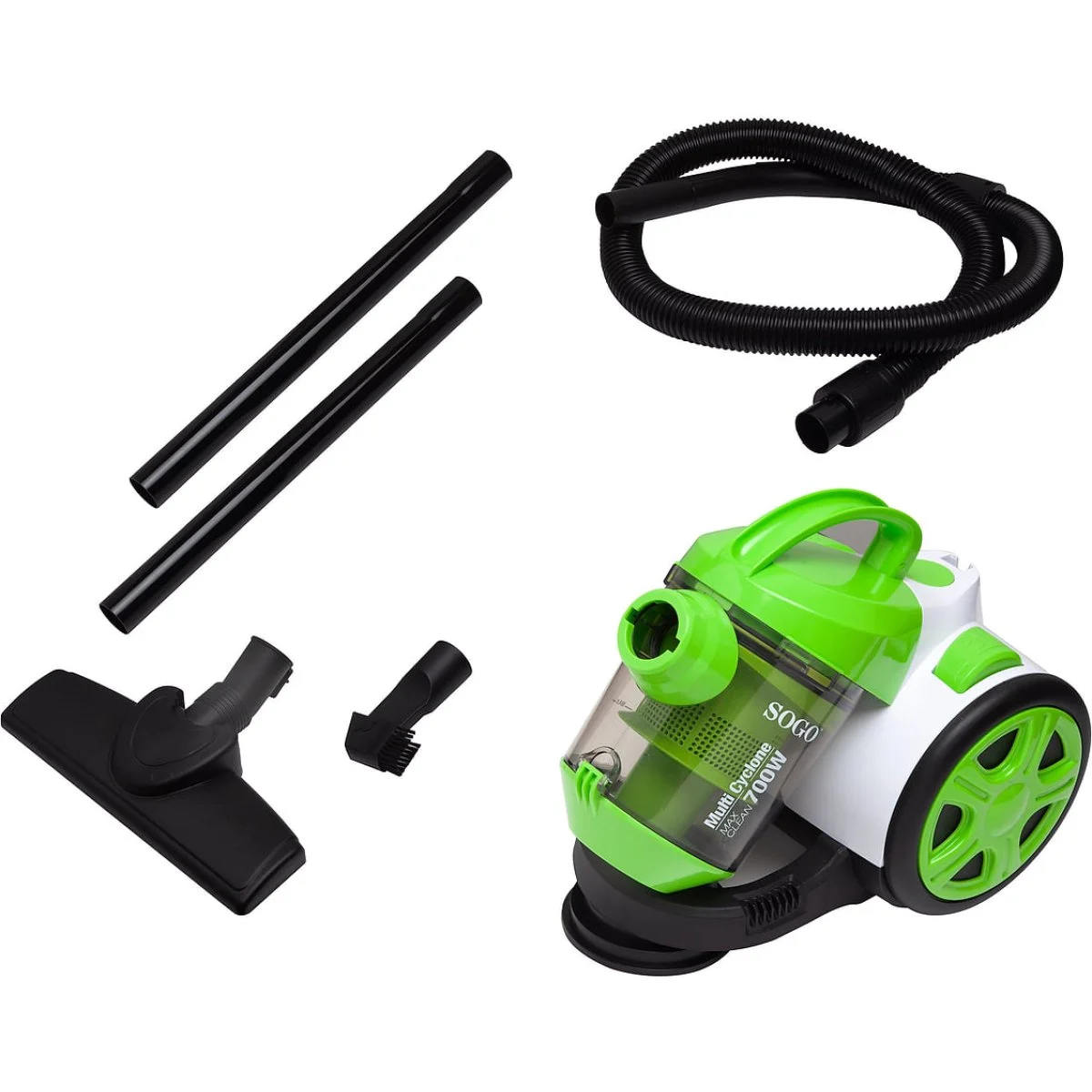 Aspirador Trineo Sogo SS16037 Sin Bolsa 700W Verde