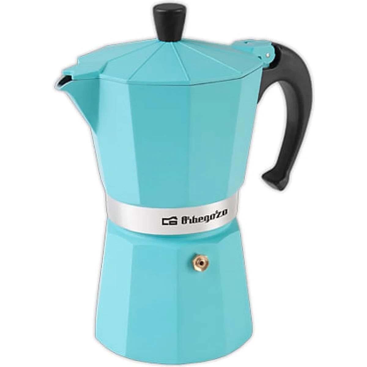 Cafetera italiana Orbegozo KFV 945 9 Tazas Aluminio Azul