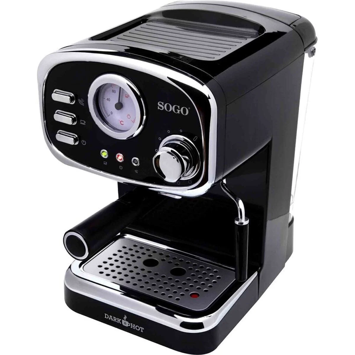 Cafetera Expreso Sogo SS5680 15 Bar Negra