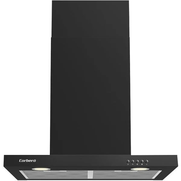 Campana Plana Corbero VOSTOK660B 60 cm 647 m3/h Clase A Negra