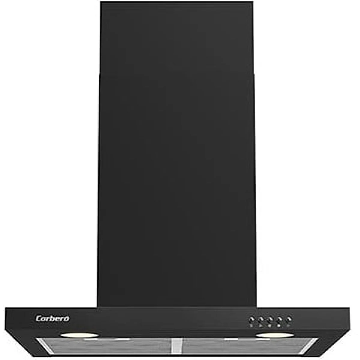 Campana Plana Corbero VOSTOK660B 60 cm 647 m3/h Clase A Negra