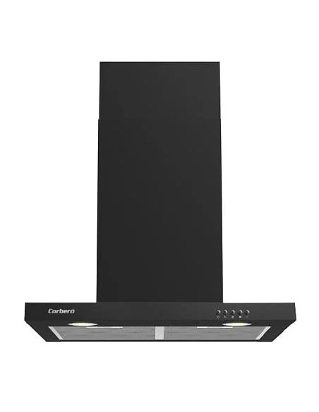 Campana Plana Corbero VOSTOK660B 60 cm 647 m3/h Clase A Negra