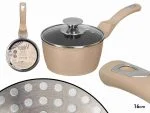Cazo Kinvara 16 cm Aluminio Forjado Beige