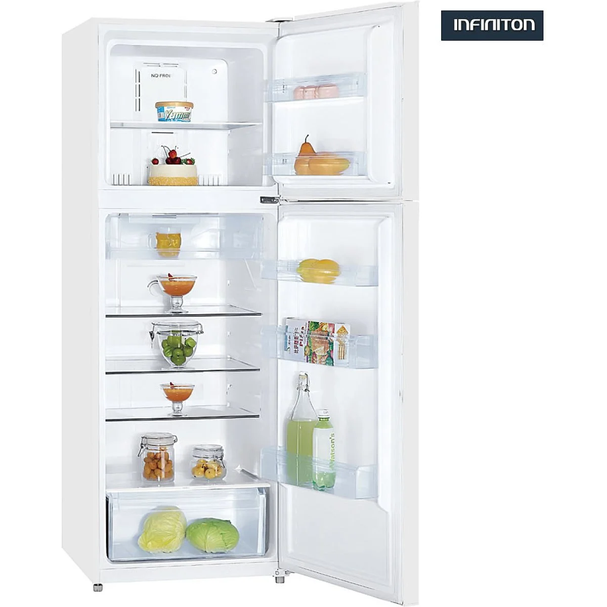 Frigorífico Infiniton FG-330TD70WEJ 334 L Doble Puerta No Frost Blanco