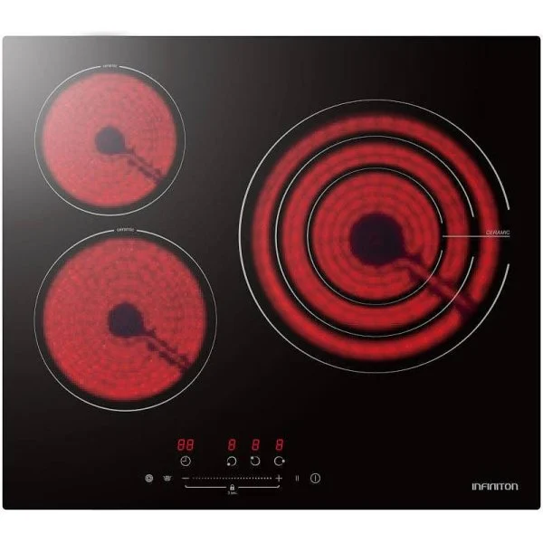 Placa vitrocerámica Infiniton VIT3SN30 60 cm 6200 W Biselada