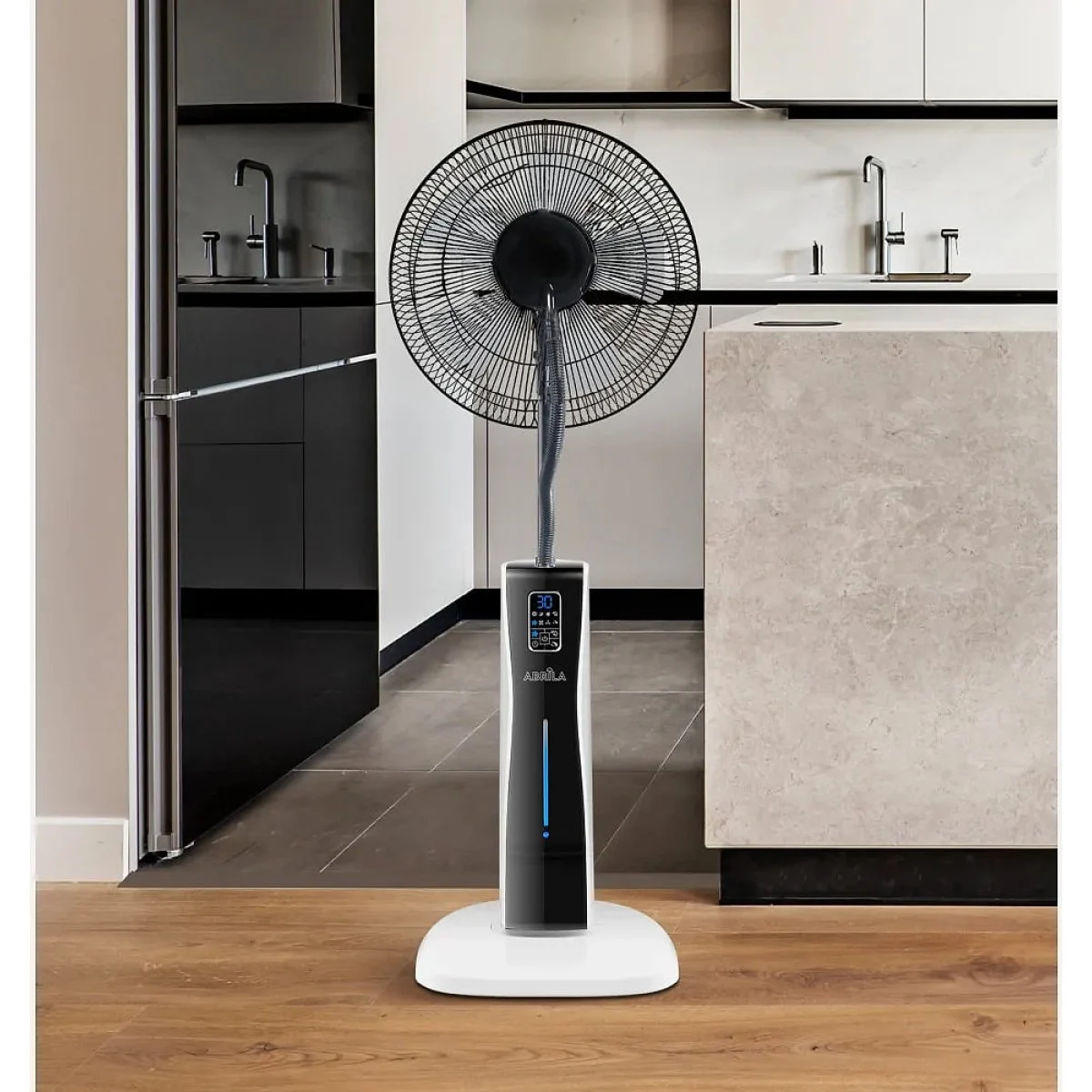 Ventilador Nebulizador Abrila Corvo Blanco/Negro 75W