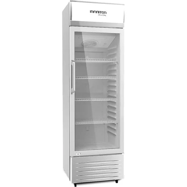 Vitrina Expositora Infiniton FCL-338 325 L D Fan Add Cooling Blanca