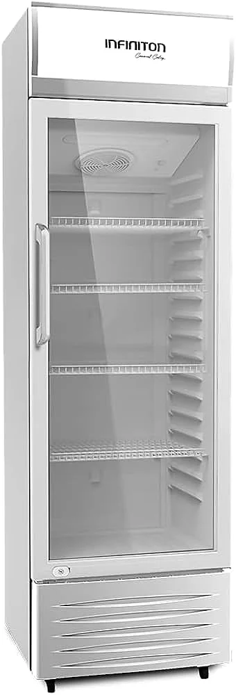 Vitrina Expositora Infiniton FCL-338 325 L D Fan Add Cooling Blanca