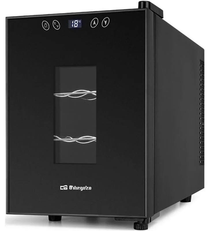 Vinoteca Orbegozo VT630 6 Botellas 17 L 55W Negra