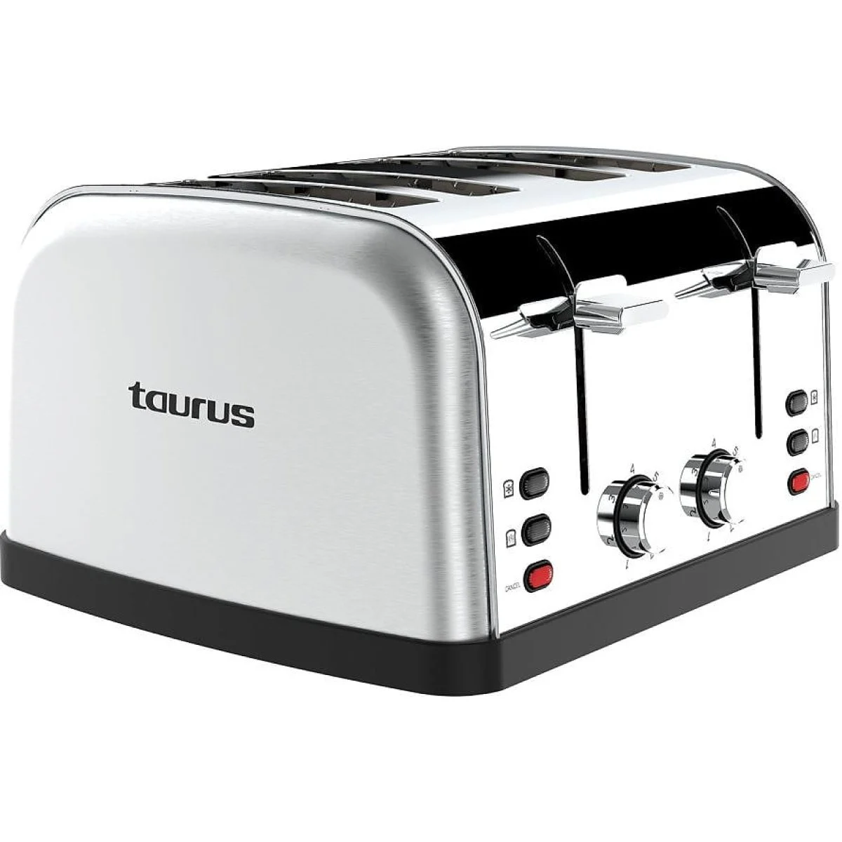 Tostador Taurus TO1900X 4 Rebanadas Inox Vintage