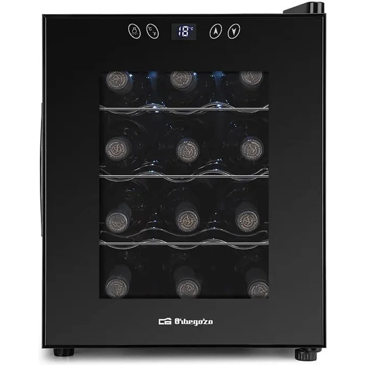 Vinoteca Orbegozo VT1230 12 Botellas 31L 70W Negra