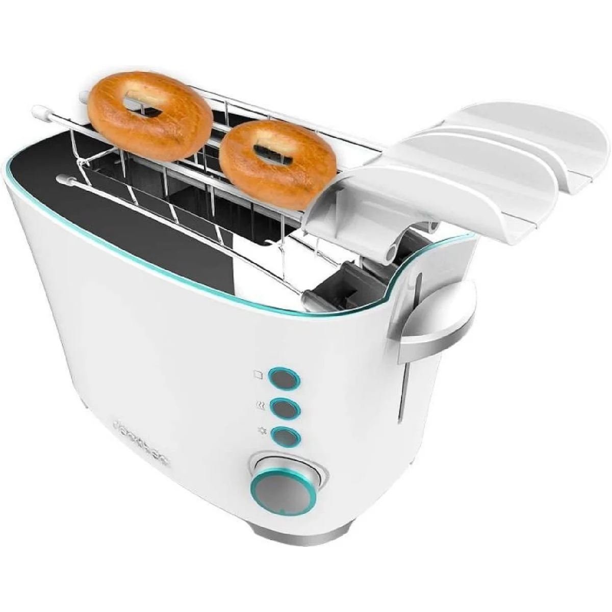 Tostador Cecotec Toast&Taste Double W Corto Blanco