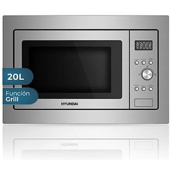 Microondas encastre Hyundai HMWI2700DGX en acero inoxidable.