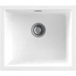 Fregadero Franke Nodoor Granito Blanco 1 Sen+Escurridor