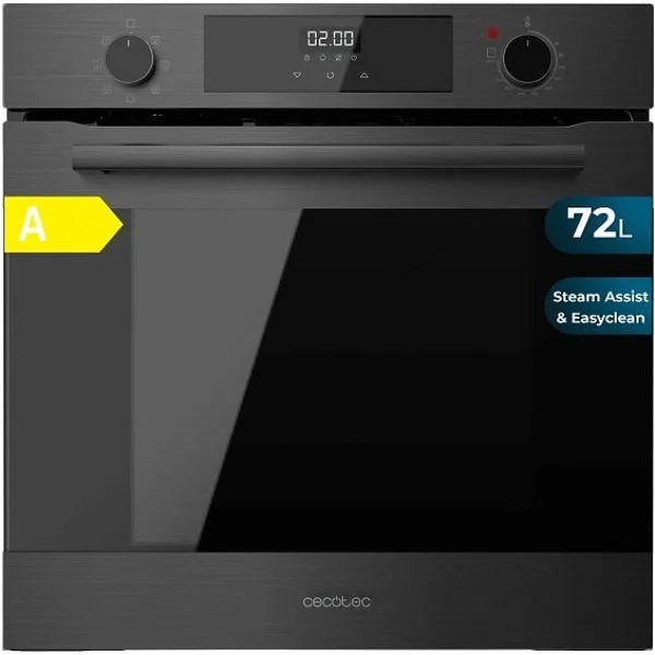 Horno Multifunción Cecotec Bolero Hexa M226000 72 L 2800 W Clase A Negro Mate