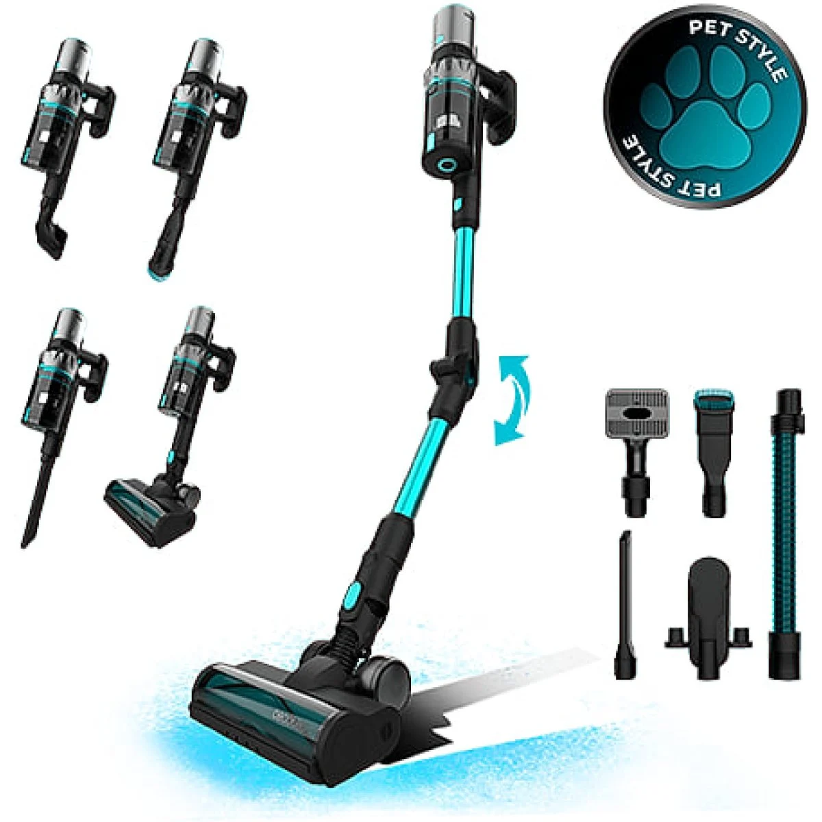Aspirador Vert Cecotec Conga Rockstar 2500 Thunder Pet Flex