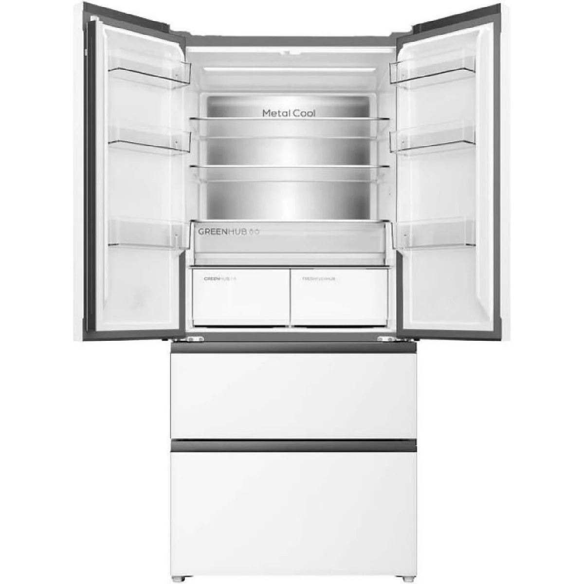 Frigorífico Cecotec F2D 458 SBI Matt White 458L No Frost