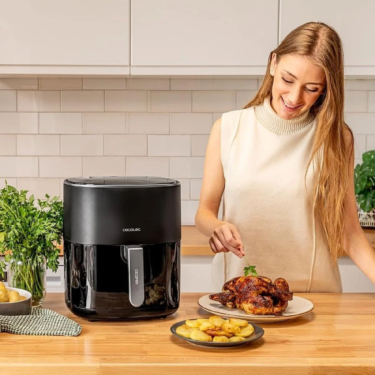 Freidora sin aceite Cecotec 6.5 L Cecofry Fantastik 6500