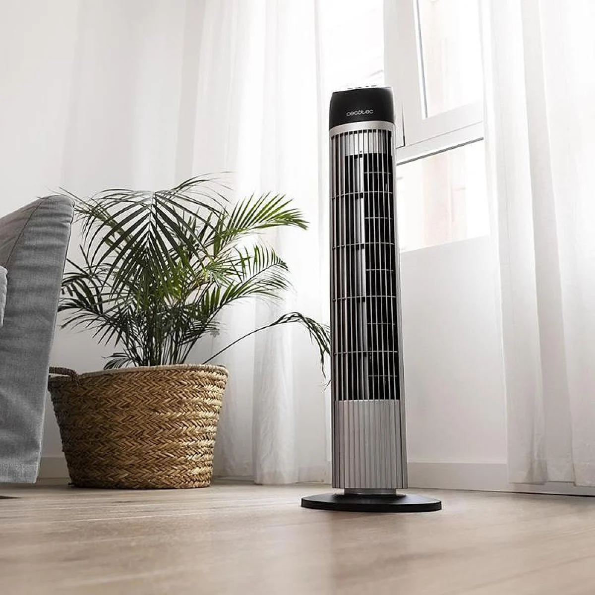 Ventilador Torre Cecotec EnergySilence 850 Skyline 45 W 3 Velocidades Oscilante