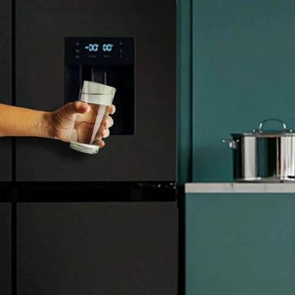 Frigorífico Americano Cecotec 4 P CoolMarket 4D 564 Dark E Dispensador