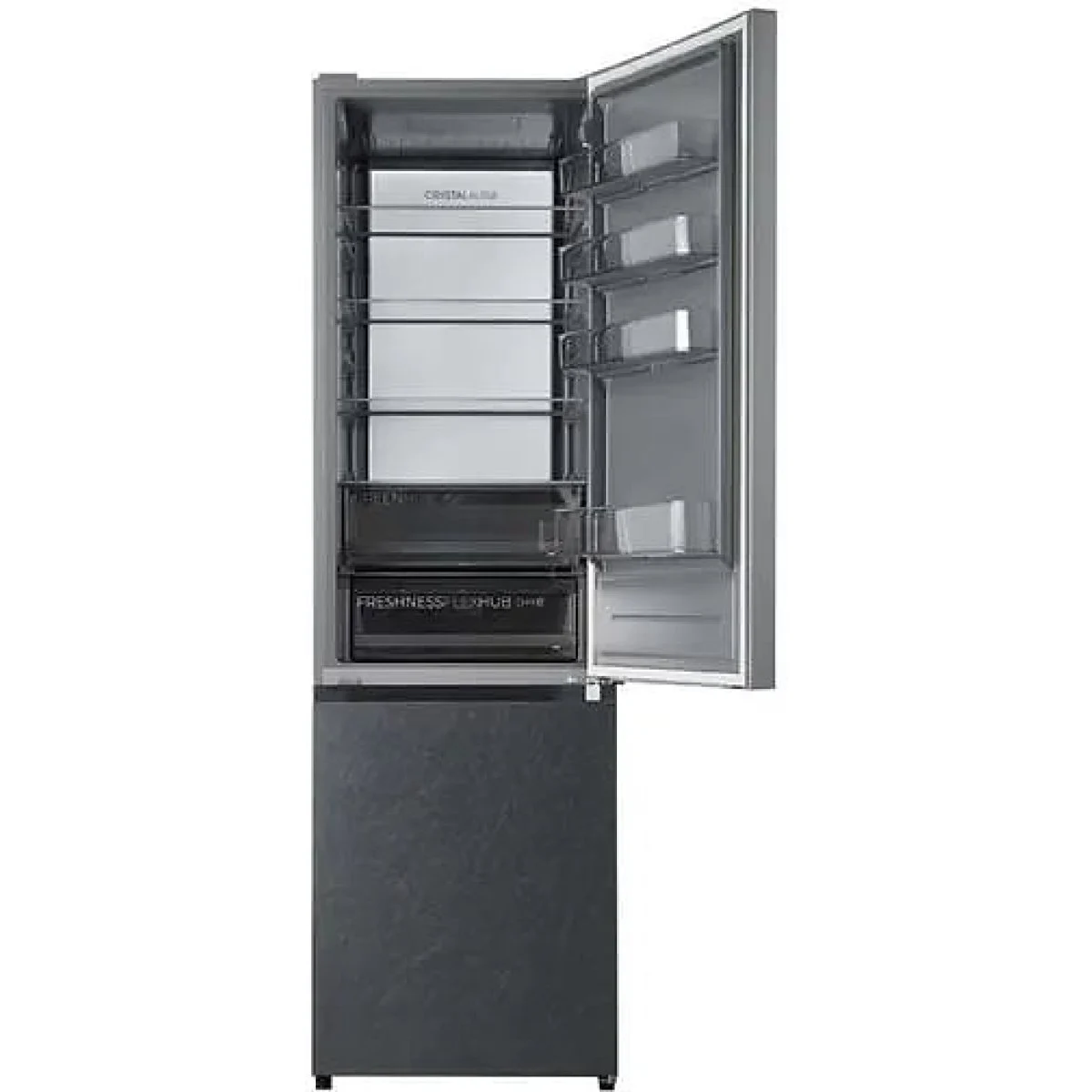 Frigorífico Combi Cecotec 201X60 D Dark CoolMarket Combi 405 WL Elite Silex Stone D
