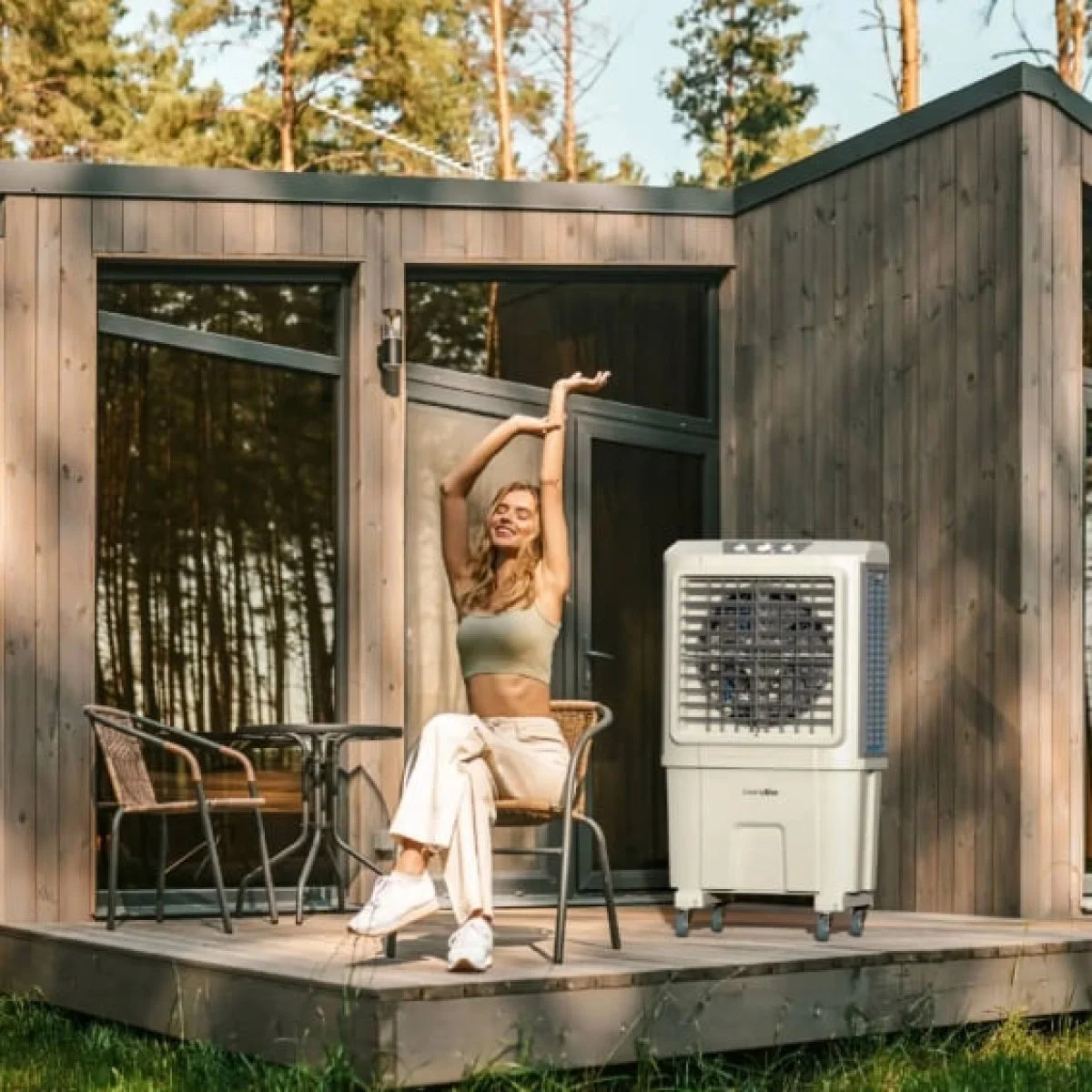 Climatizador evaporativo Universal Tulum 7080 80L 210W Modo Frío
